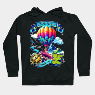 Adventure Awaits At 35 Hoodie